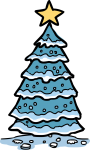 Christmas Tree freehand drawings